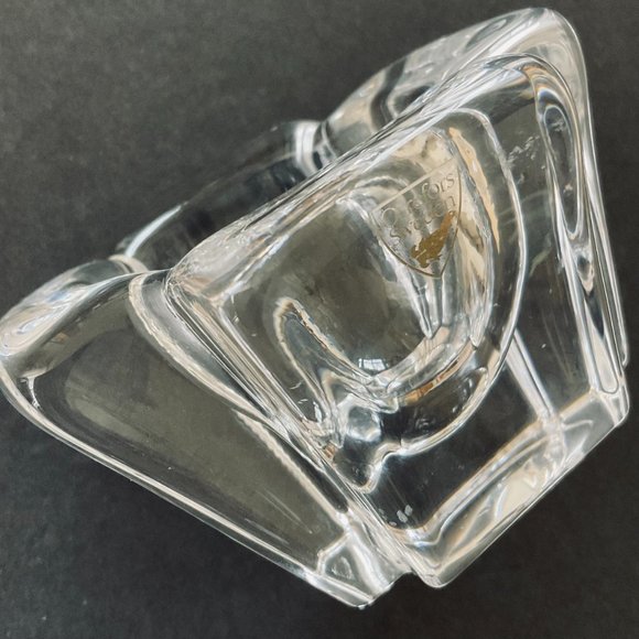ORREFORS Sweden Vintage "Max Cross" Crystal Votive EUC - Picture 4 of 9